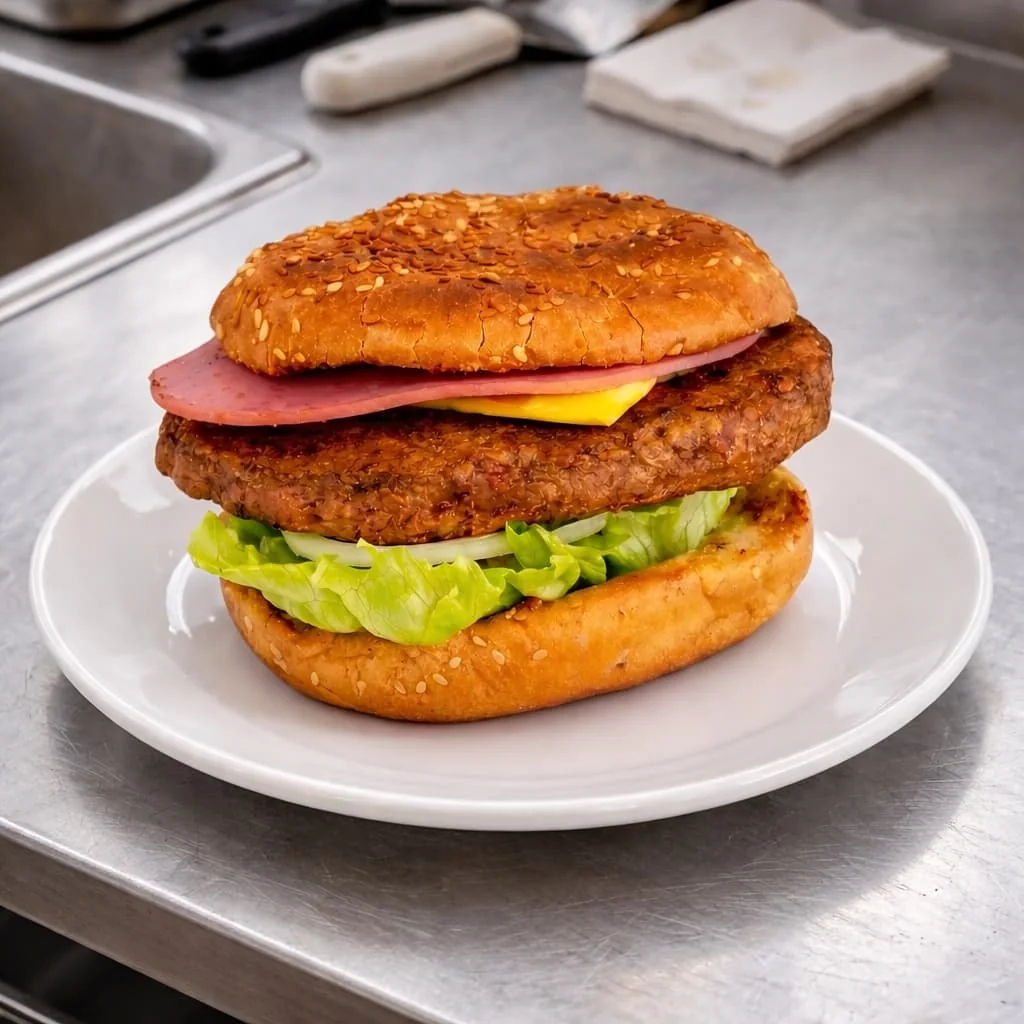 Hamburguesa de arrachera